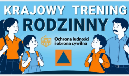 Informacja o organizacji Krajowego Treningu Rodzinnego oraz próbnej ewakuacji przeciwpożar